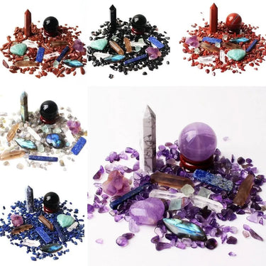 Mixed Reiki Healing Natural Crystals-Your Soul Place